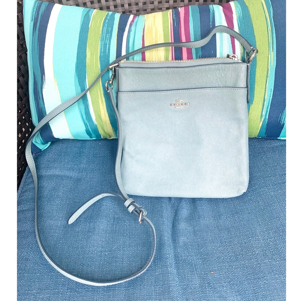 Blue Coach Crossbody Bag